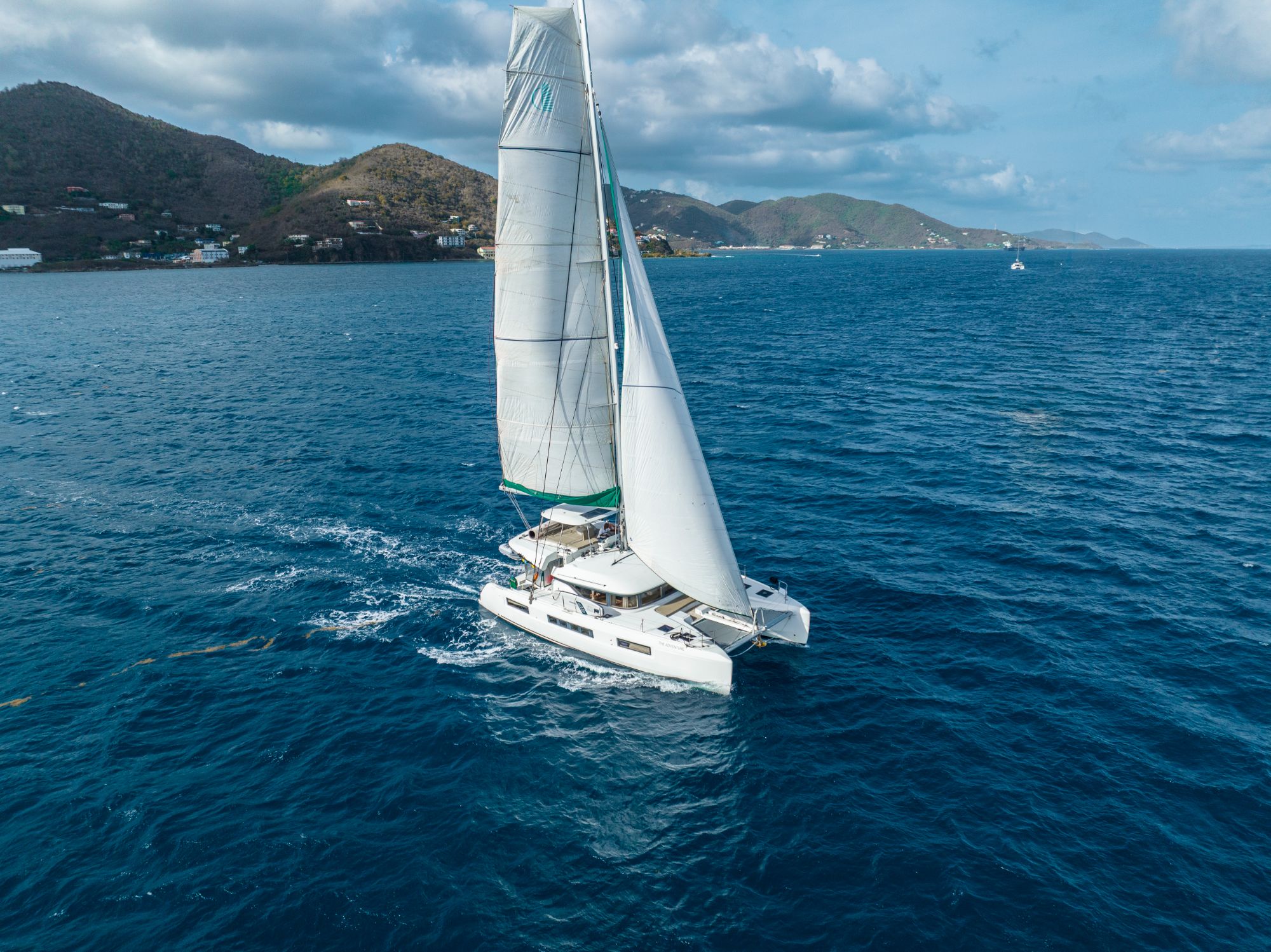 The Adventure under full sail